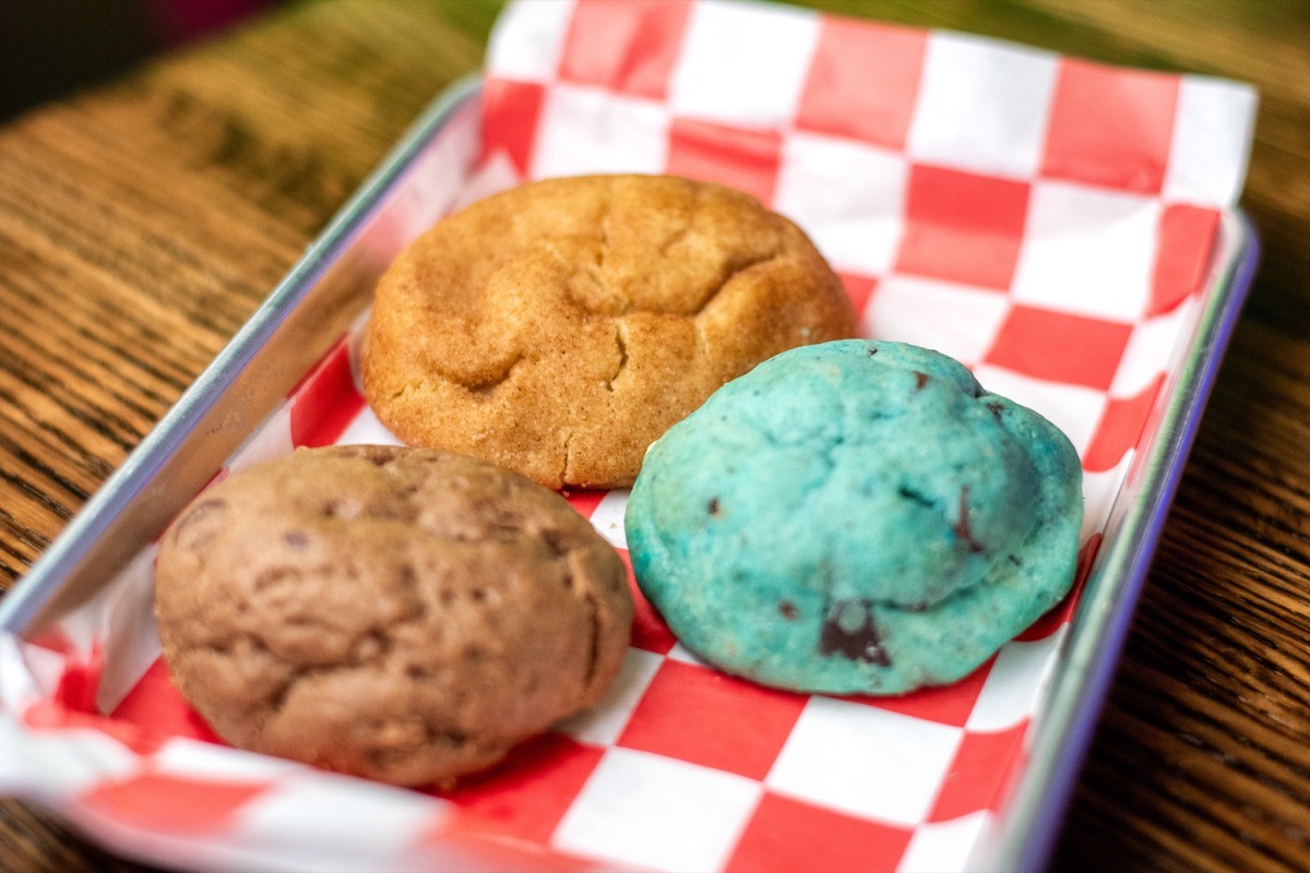 Cookie Flight dessert at Lefty’s Bar and Grill